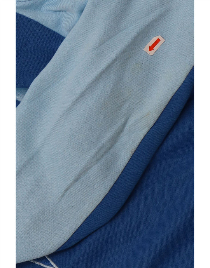 Reebok Herren-Trainingsanzug mit grafischem Oberteil, große blaue Colourblock-Baumwolle