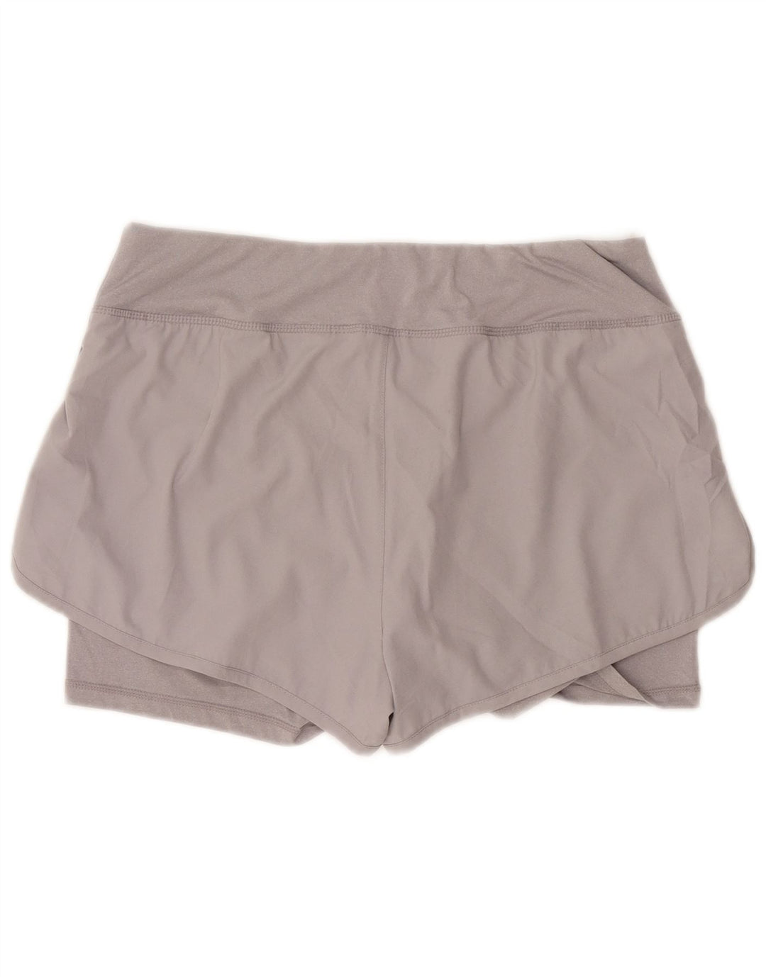 Reebok Damen Sportshorts UK 16 Large Grau Polyester