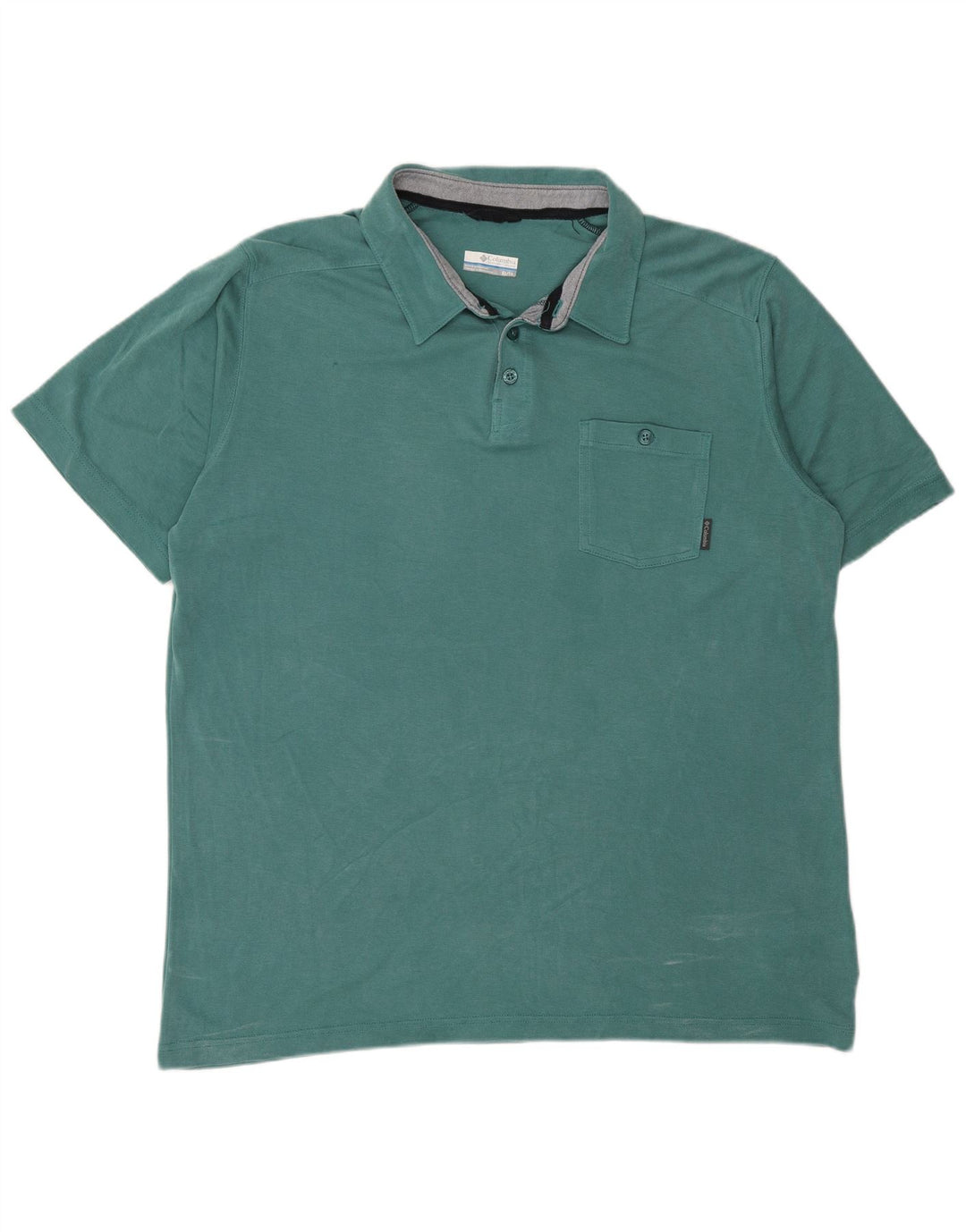 Columbia Herren Poloshirt XL Grün Modal
