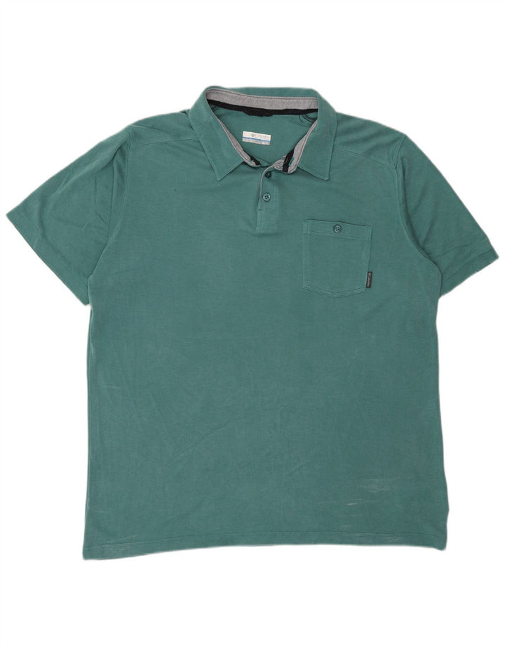 Columbia Herren Poloshirt XL Grün Modal