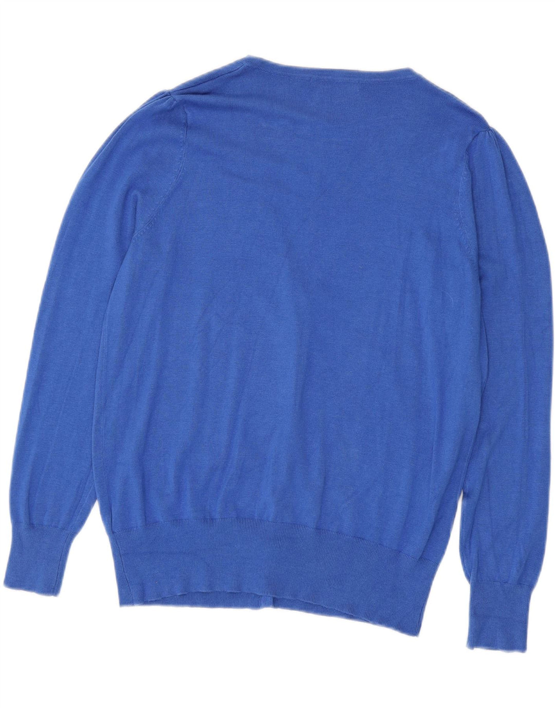 MARKS & SPENCER Womens Cardigan Sweater UK 18 XL Blue Viscose