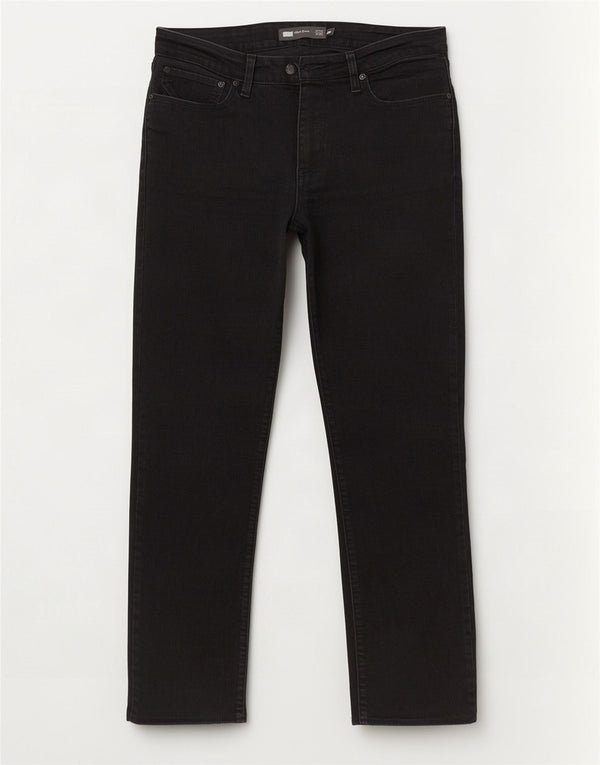 Levi's Damen Demi Curve Mid Rise Straight Jeans US 14 XL W32 L28 Schwarz