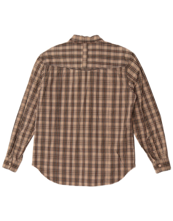 Wrangler Herren Greensboro Hemd XL, braun kariert, Baumwolle