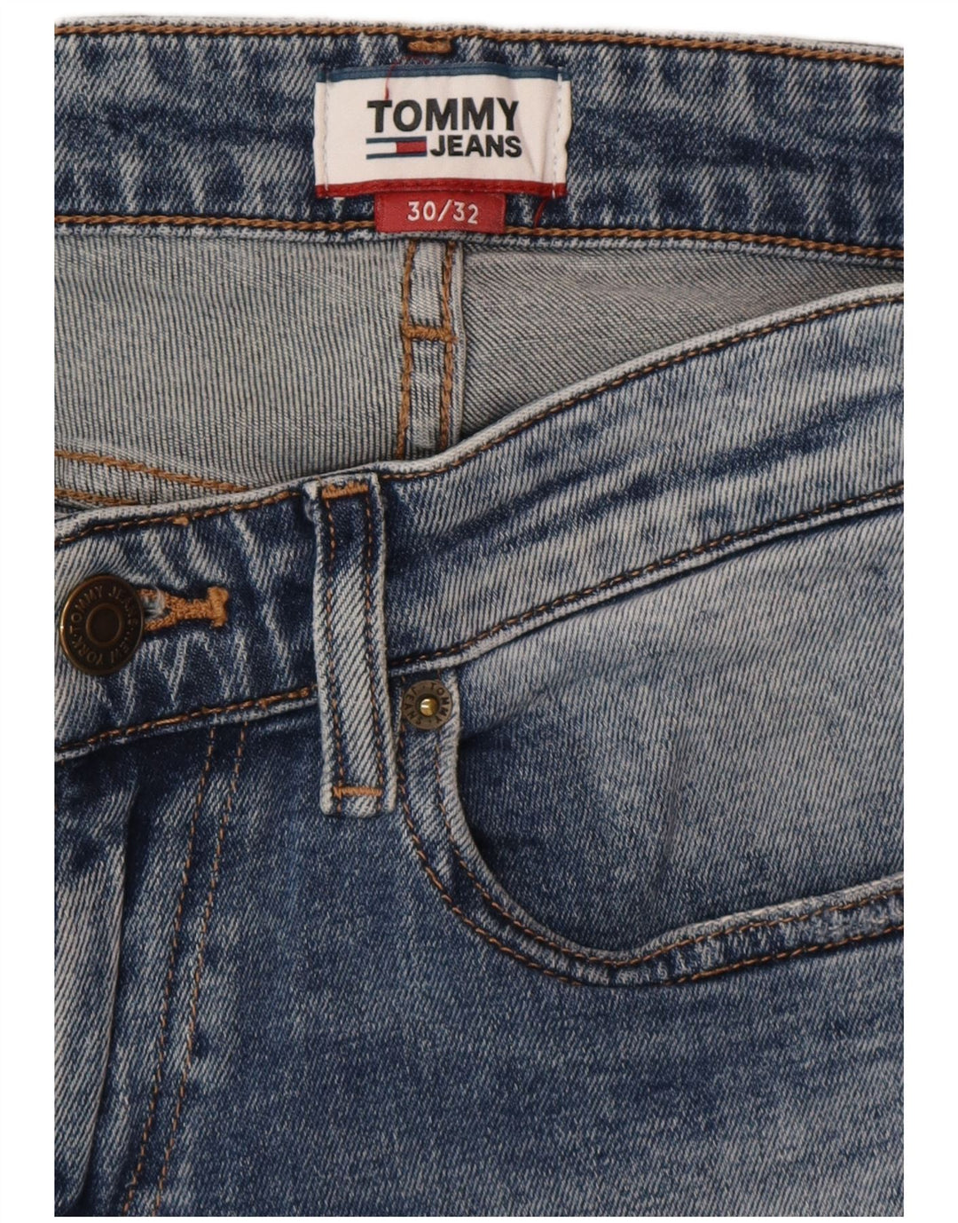TOMMY HILFIGER Herren Slim Jeans W30 L32 Blau