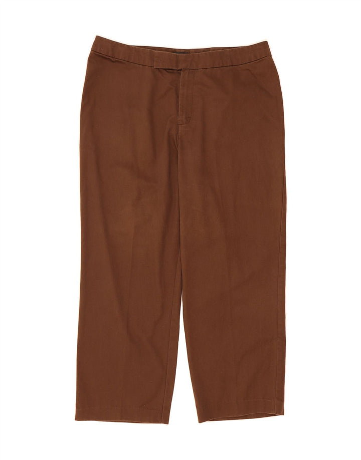 LEE Mens Straight Suit Trousers W38 L27 Brown Vintage Lee and Second-Hand Lee from Messina Hembry 