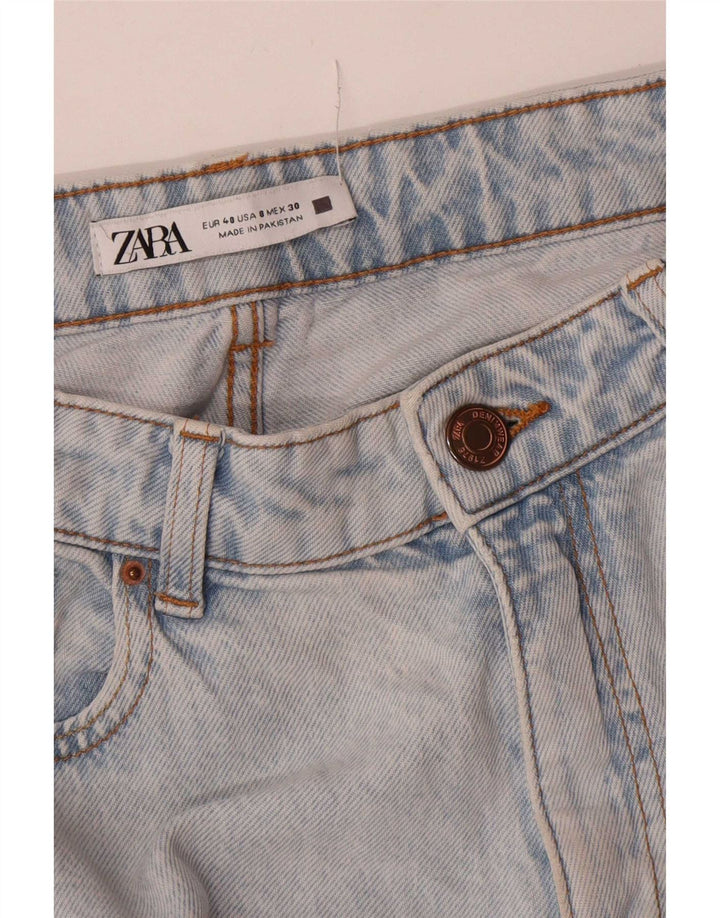 Zara Damen Tapered Jeans EU 40 Medium W30 L28 Blau