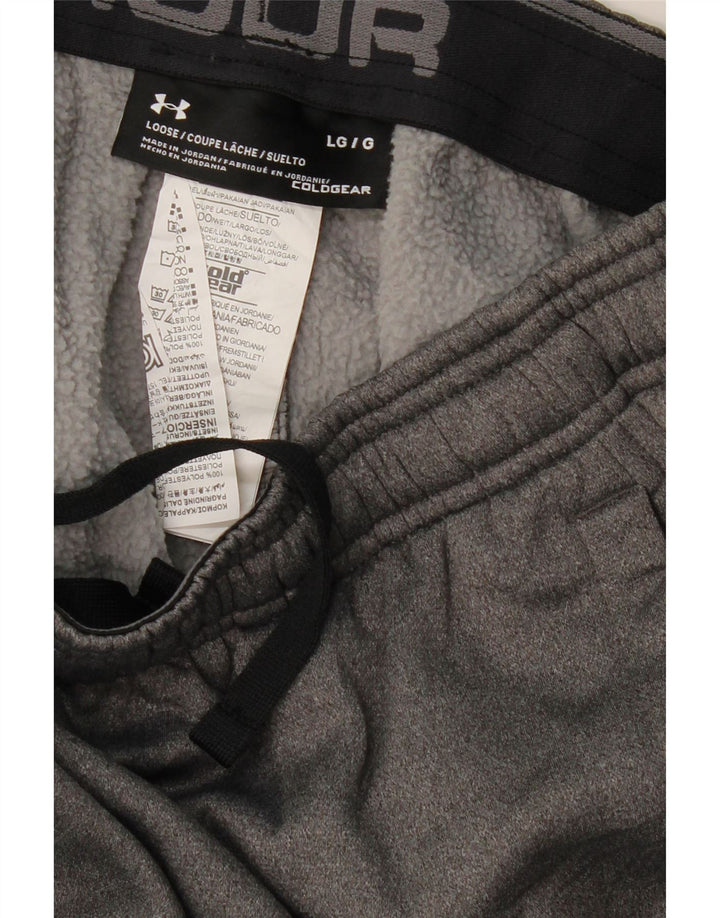 UNDER ARMOUR Herren Cold Gear Loose Fit Trainingshose, Größe L, Grau