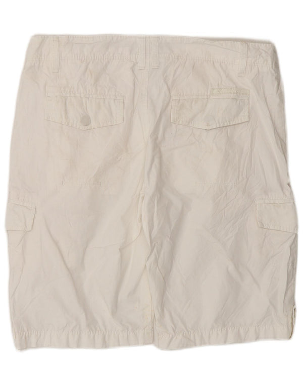 Calvin Klein Herren Cargoshorts W32 Mittelweiße Baumwolle