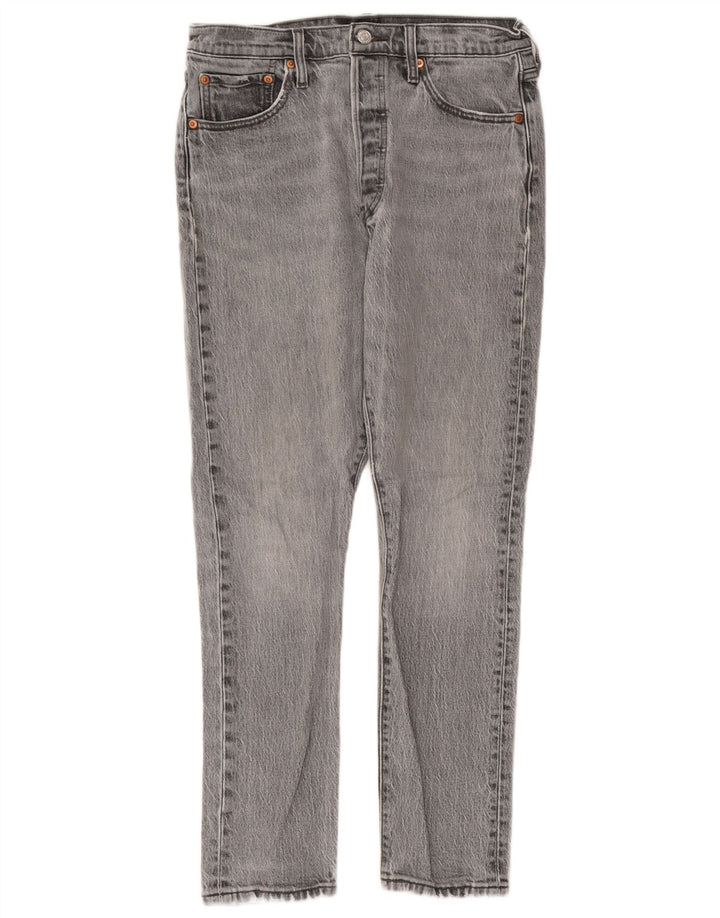 Levi's Damen Slim Jeans W29 L28 Graue Baumwolle