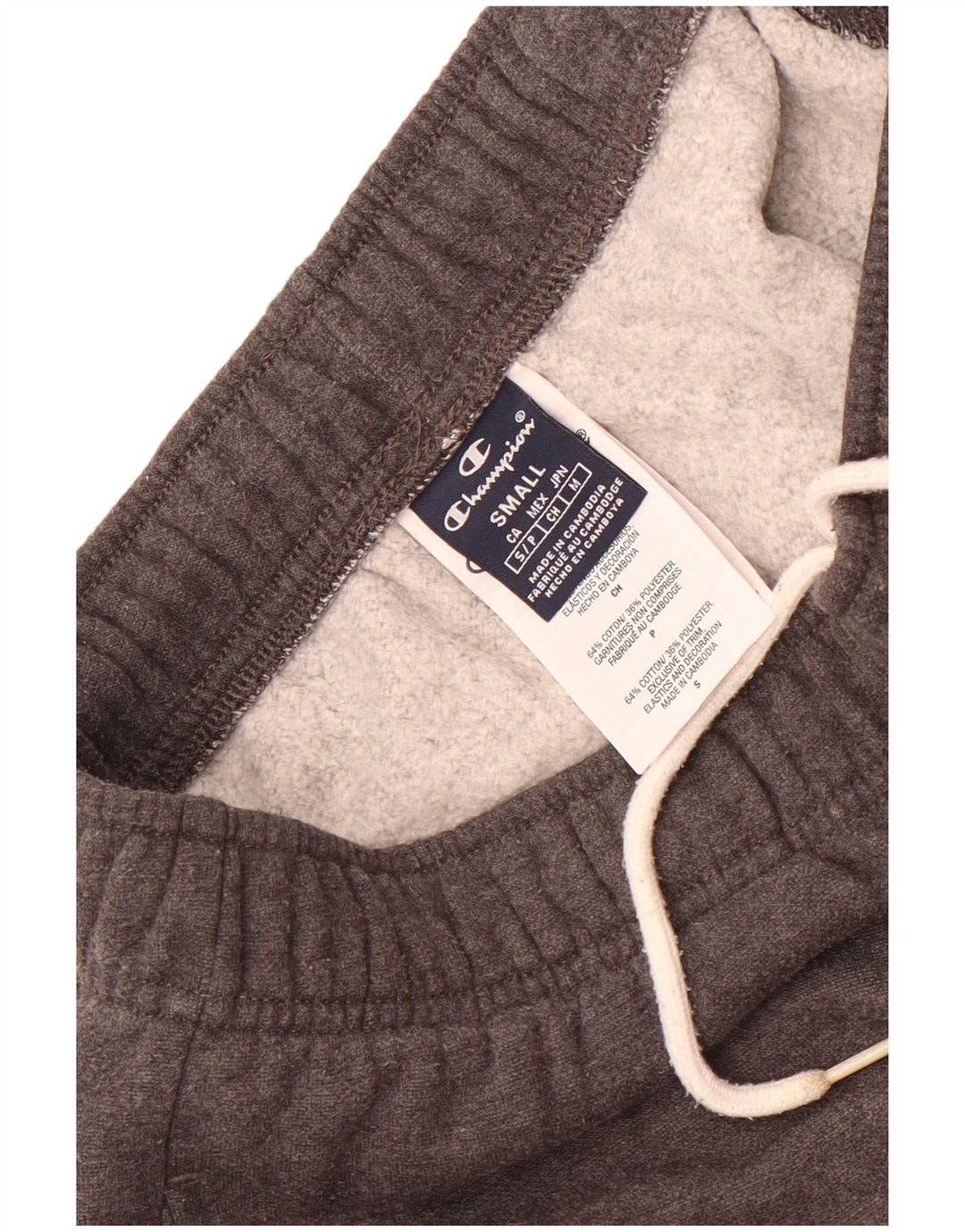 Champion Herren-Trainingshose, Jogginghose, Größe S, Grau, Baumwolle