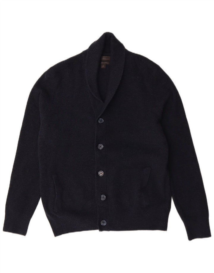Marks & Spencer Herren-Strickjacke XL aus marineblauer Baumwolle
