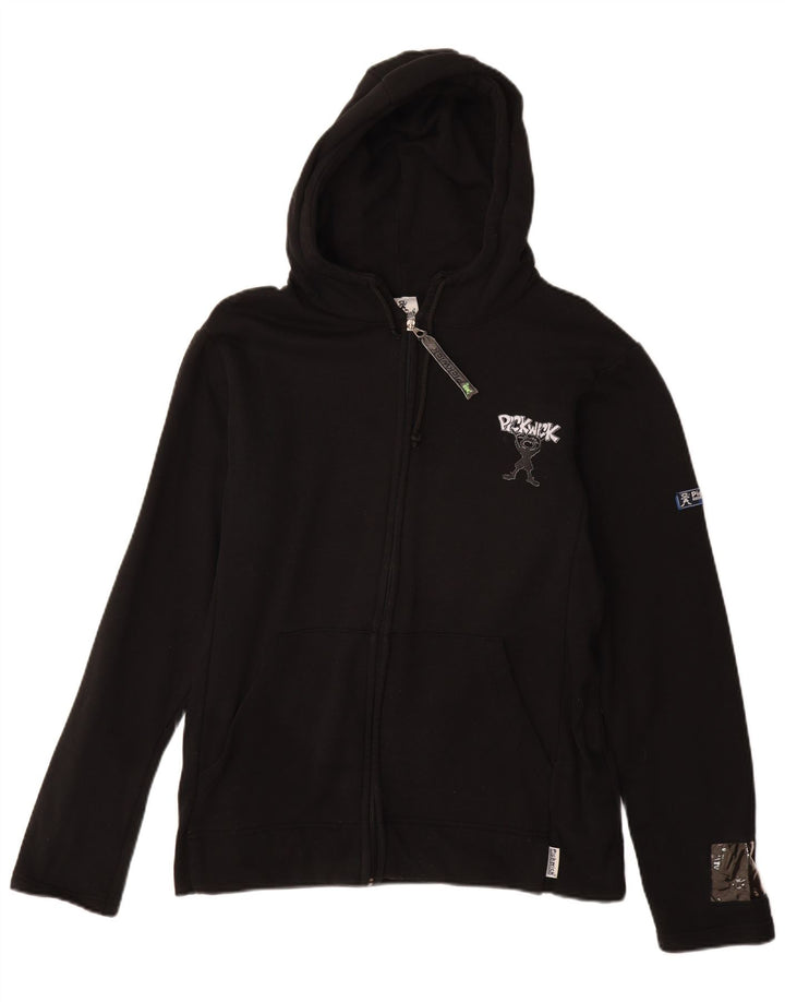 Pickwick Herren-Kapuzenpullover mit grafischem Reißverschluss, mittelschwarz, Baumwolle