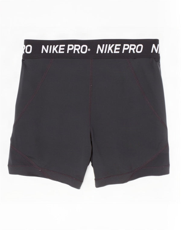 Nike Mädchen Dri Fit Graphic Sport Shorts 10–11 Jahre Mittelschwarzes Polyester