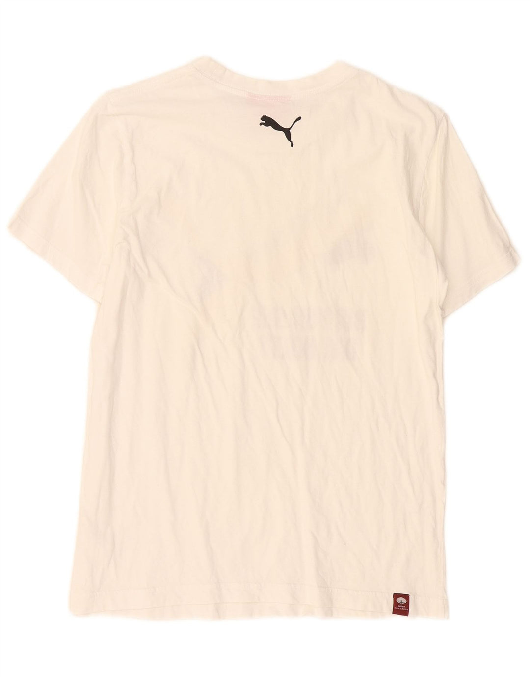 Puma Herren T-Shirt mit Grafik, Größe S, Weiß