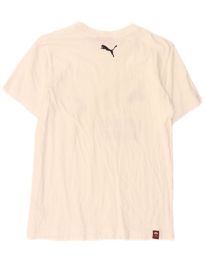 Puma Herren T-Shirt mit Grafik, Größe S, Weiß