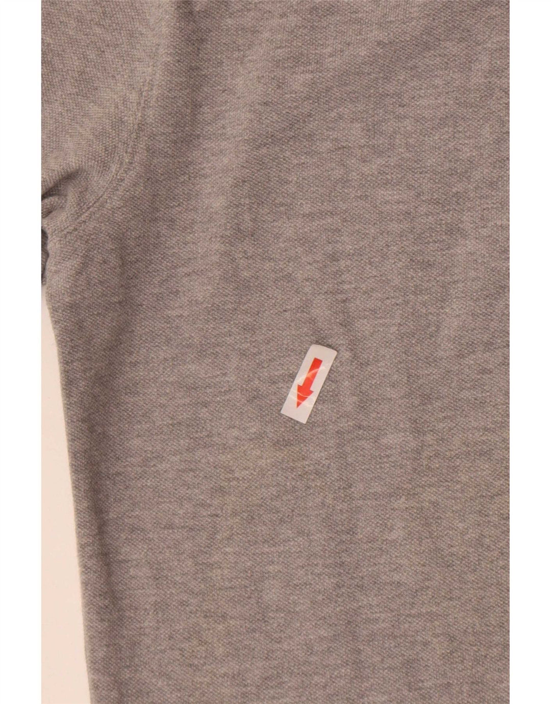 Massimo Dutti Herren-Poloshirt, große graue Baumwolle