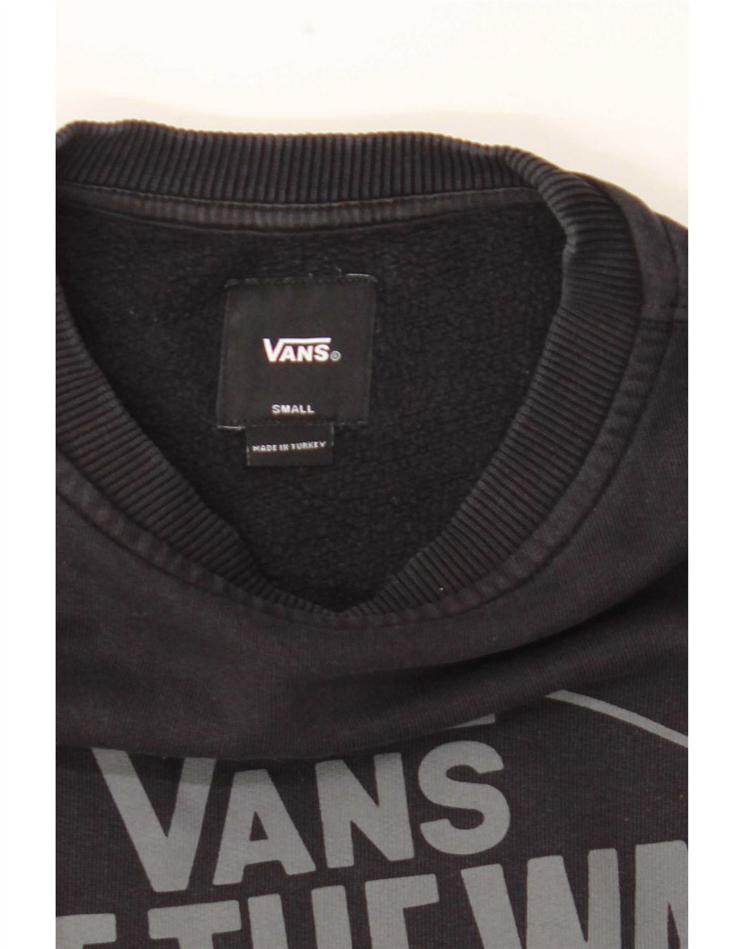 Vans Herren-Sweatshirt mit Grafik, Größe S, Schwarz