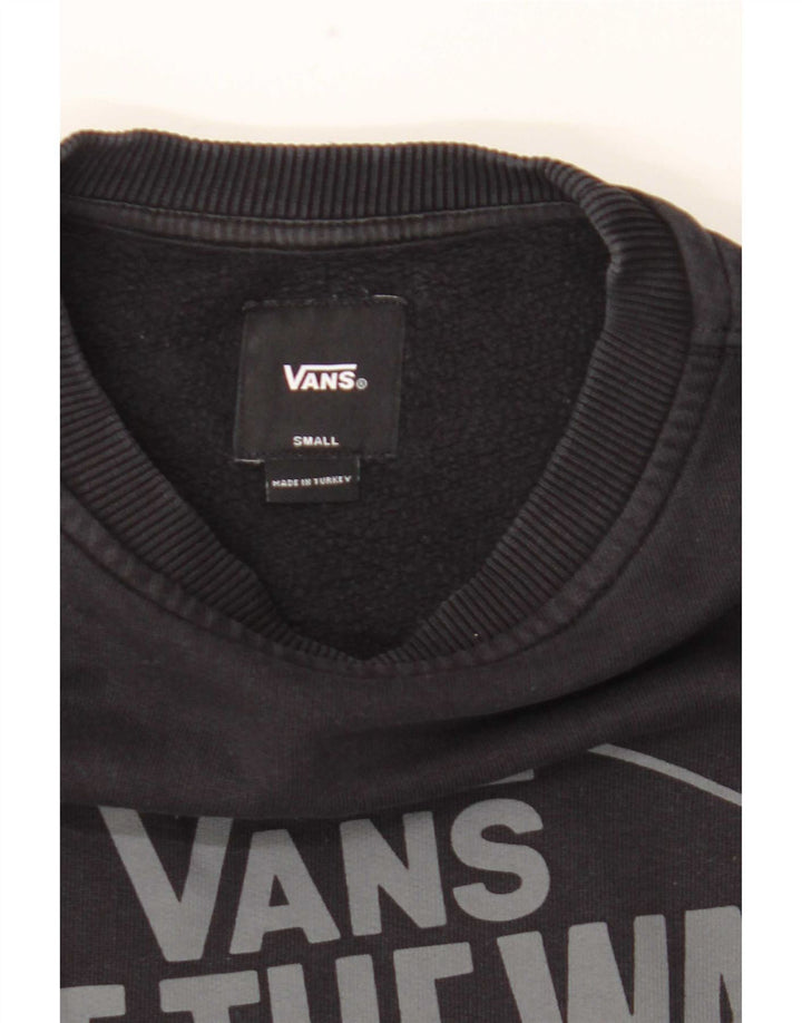 Vans Herren-Sweatshirt mit Grafik, Größe S, Schwarz
