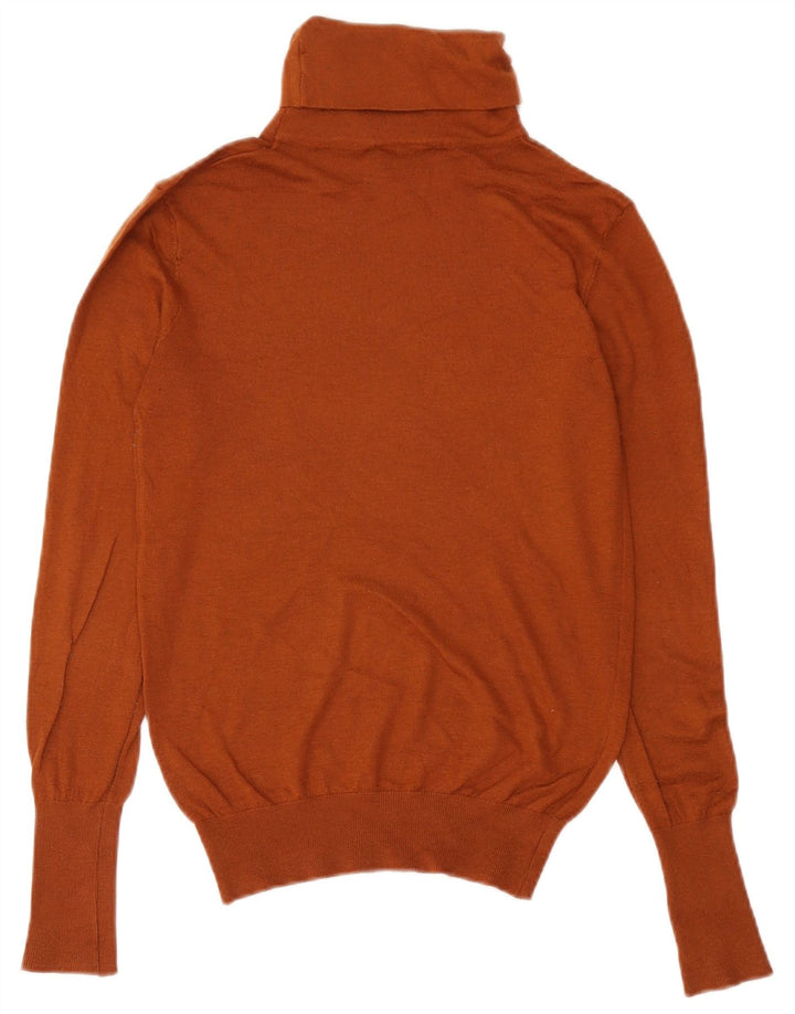 Rollkragenpullover für Damen von Zara, Gr. 12, Mittelbraun