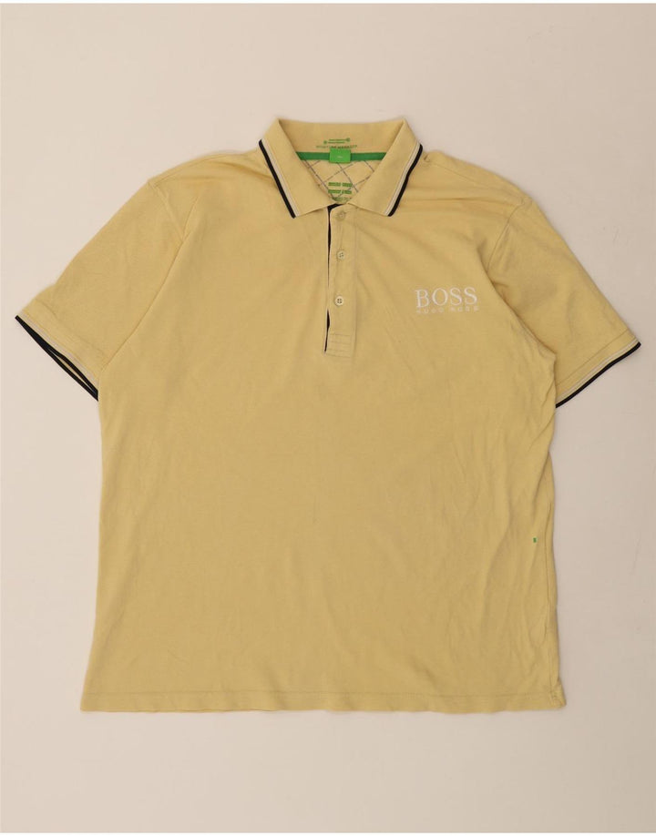 HUGO BOSS Herren Poloshirt 2XL Gelb