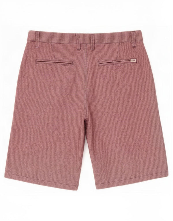 Vans Herren-Chinoshorts, Größe M, W32, rosa gestreift, Baumwolle