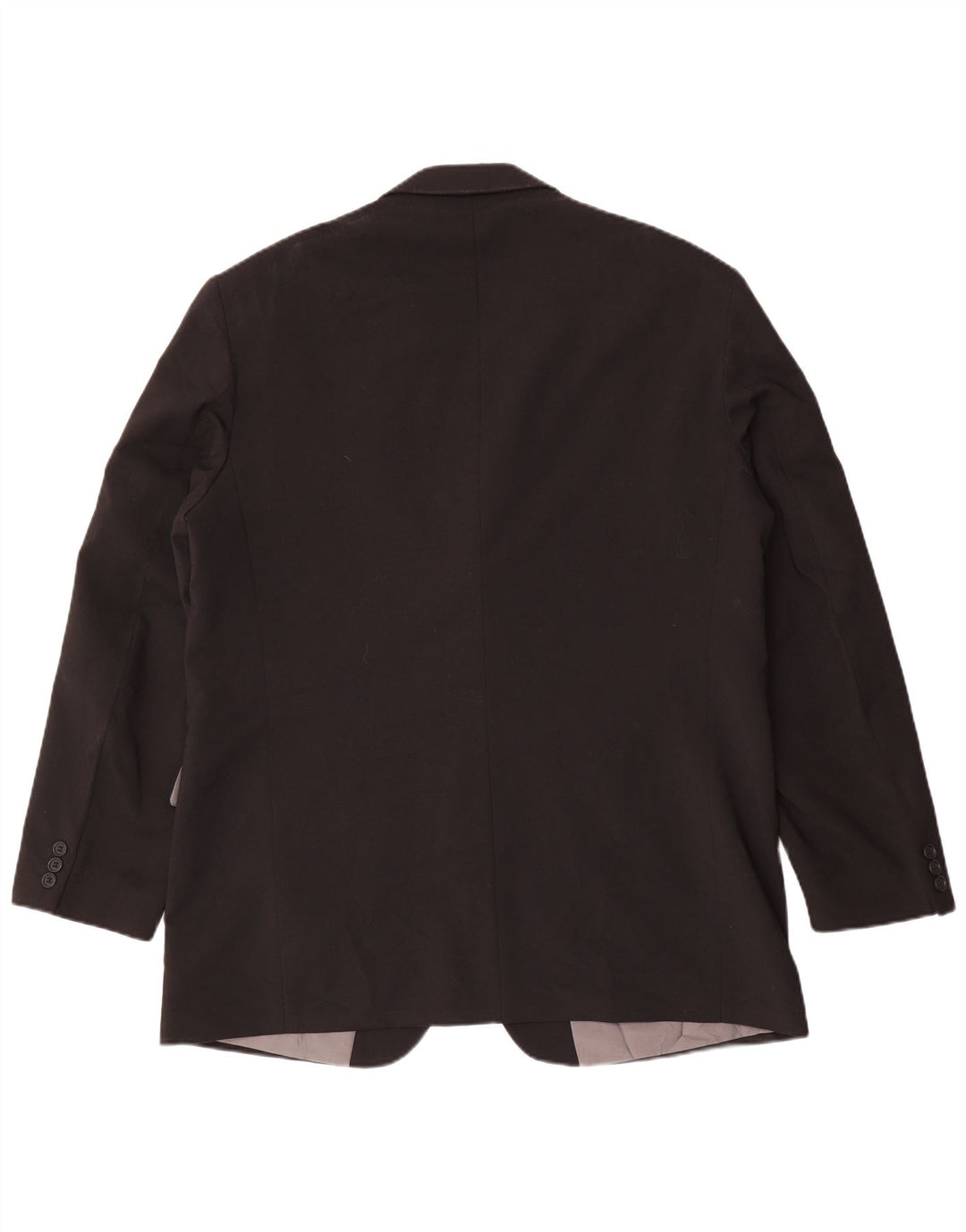 Marks & Spencer Herren-Blazer mit 3 Knöpfen, UK 44, XL, Schwarz, Polyester