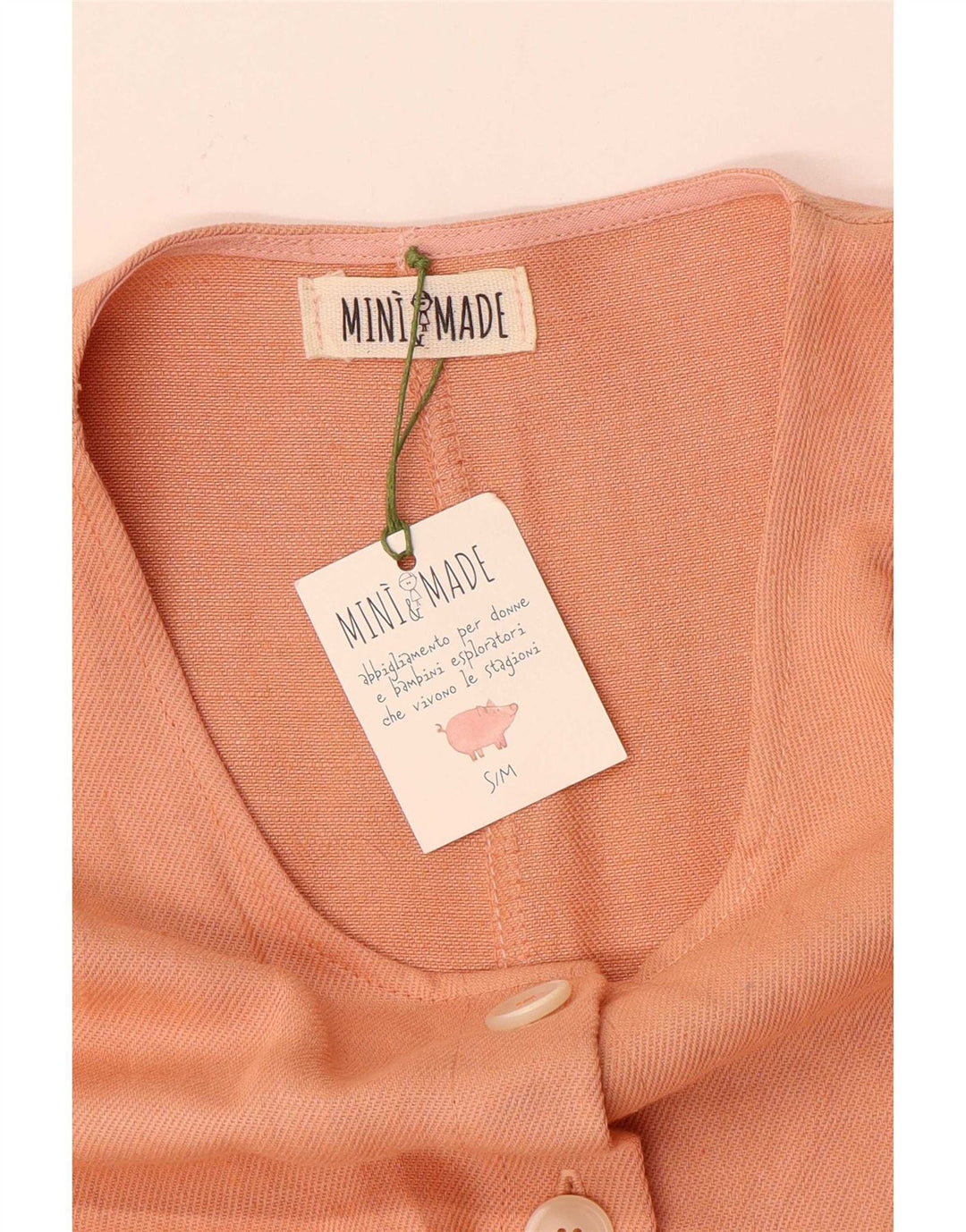 Vintage Damen Overall UK 10 Small Orange