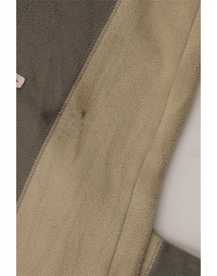 Spalding Herren Liner Fleecejacke UK 42 XL Graues Colourblock-Polyester