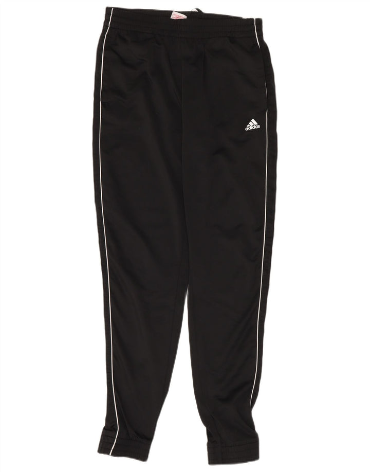 ADIDAS Jungen-Trainingshose, Jogginghose, 13–14 Jahre, schwarzes Polyester