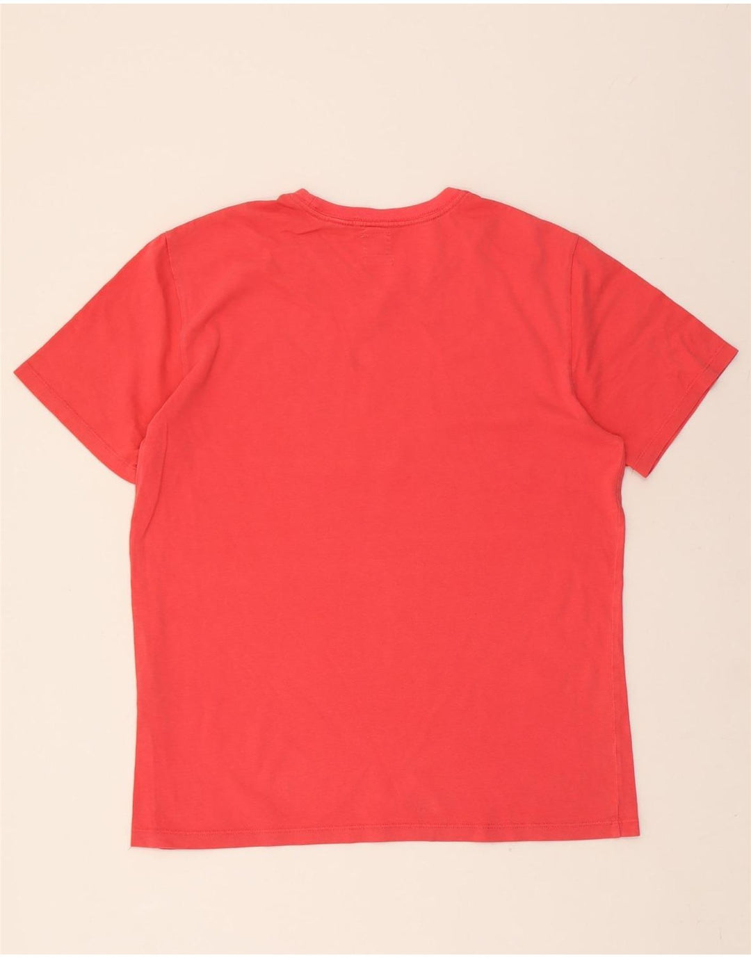 LEVI'S Mens Standard Fit T-Shirt Top Medium Red Vintage Levi's and Second-Hand Levi's from Messina Hembry 