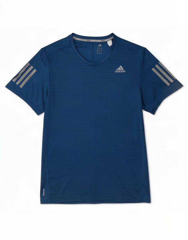 Adidas Herren Climacool T-Shirt Top Small Blau Polyester