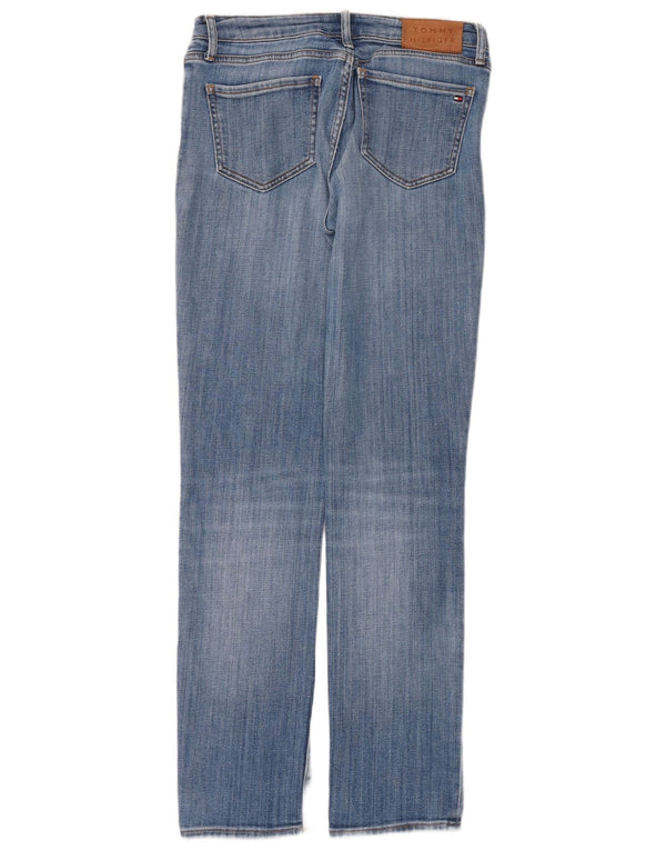 Tommy Hilfiger Damen Adam Slim Jeans W28 L32 Blaue Baumwolle