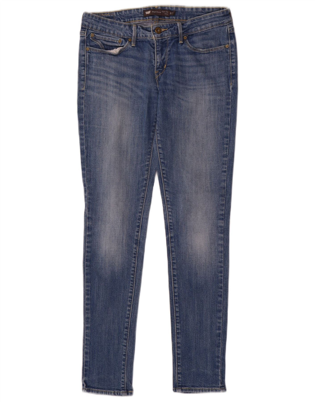 Levi's Damen Slight Curve Skinny Jeans US 6 Medium W28 L30 Blau