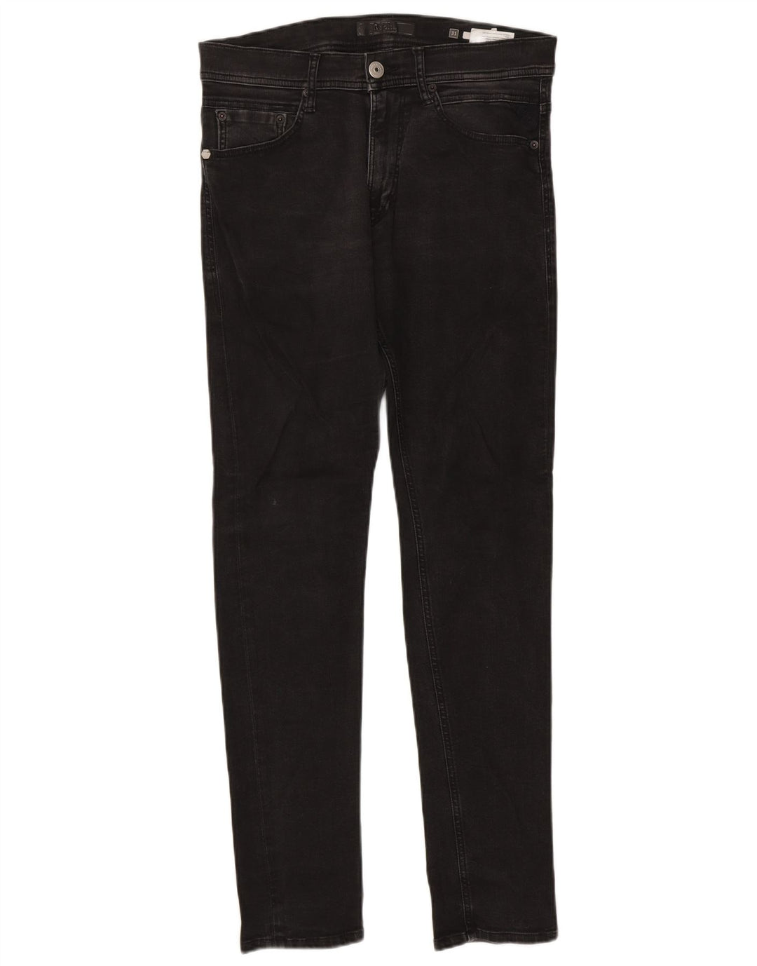 Replay Herren Slim Jeans W31 L32 Graue Baumwolle