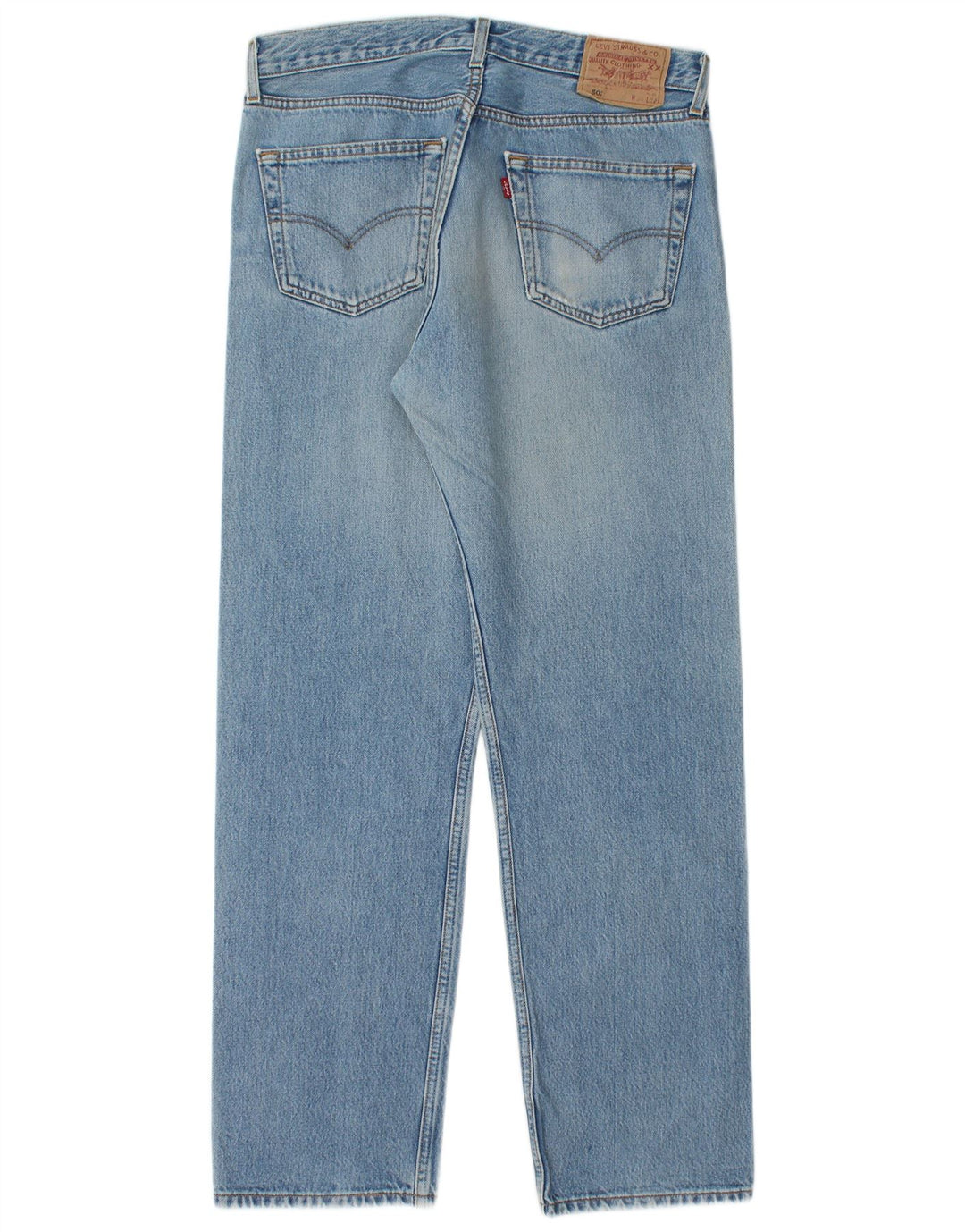 Levi's Herren 501 Straight Jeans W34 L32 Blaue Baumwolle