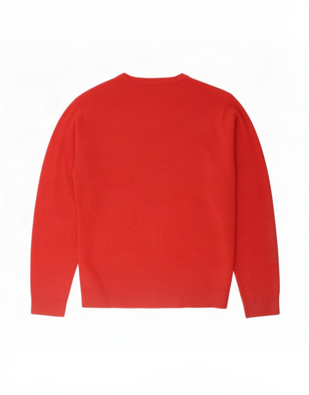 Marks & Spencer Herren-Pullover mit V-Ausschnitt, Mittelrotes Acryl