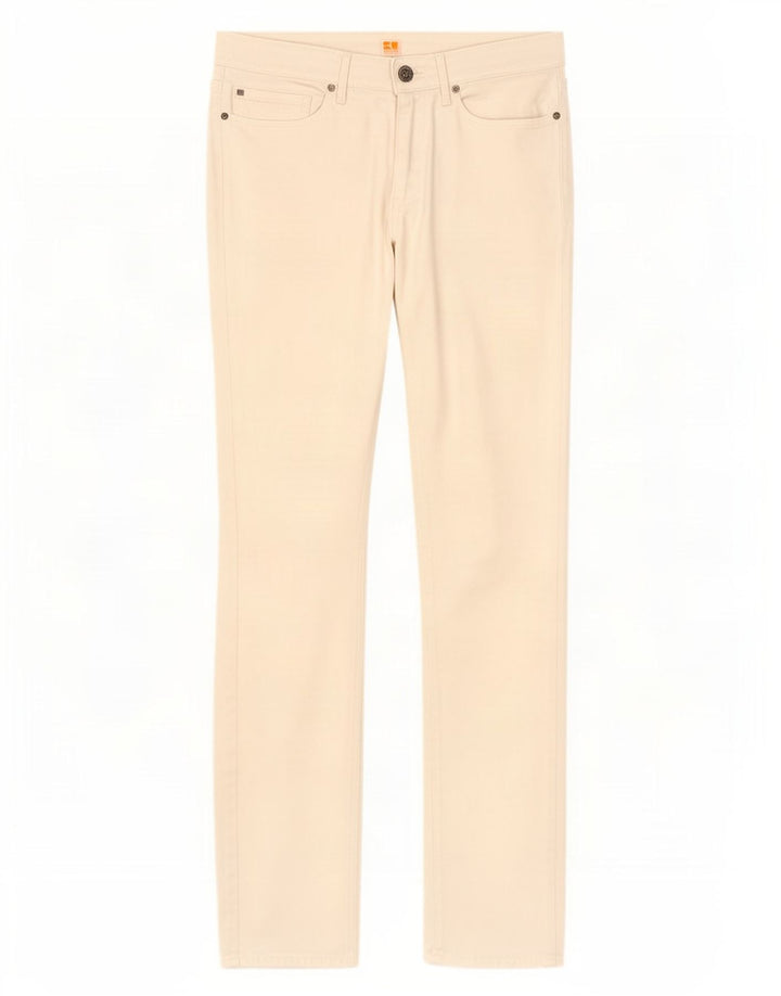 Hugo Boss Damen Slim Jeans W32 L32 Weiß