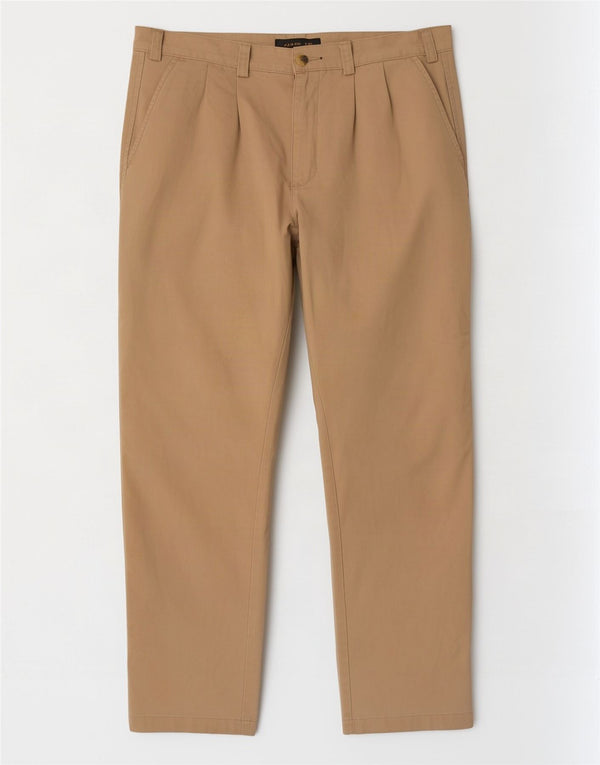 Timberland Herren Straight Pegged Chinohose W36 L34 Beige Baumwolle