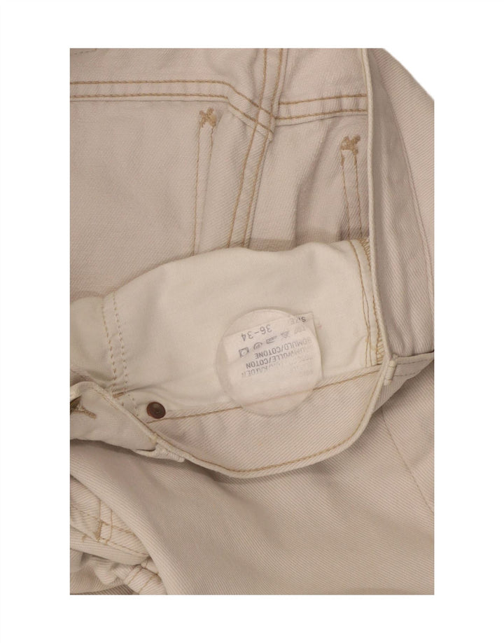 LEE Herren Straight Jeans W36 L29 Beige Baumwolle