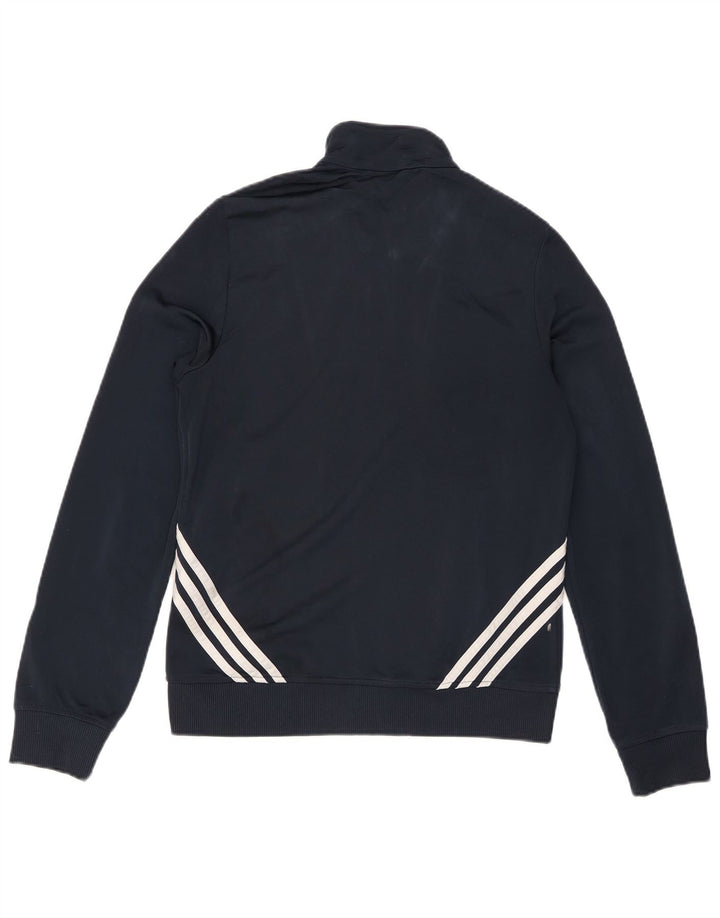 Adidas Damen-Trainingsanzug-Top-Jacke, UK 16, Größe L, Marineblau, Farbblock