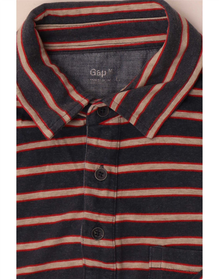Gap Herren Poloshirt Medium Marineblau gestreift