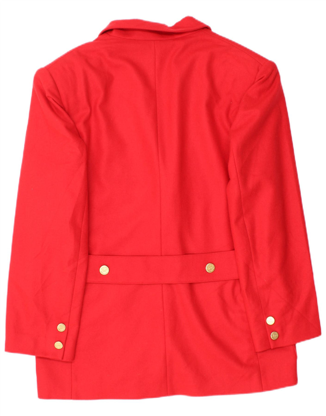 Laura Biagiotti Damen 2-Knopf-Blazerjacke IT 48 XL Rote Wolle