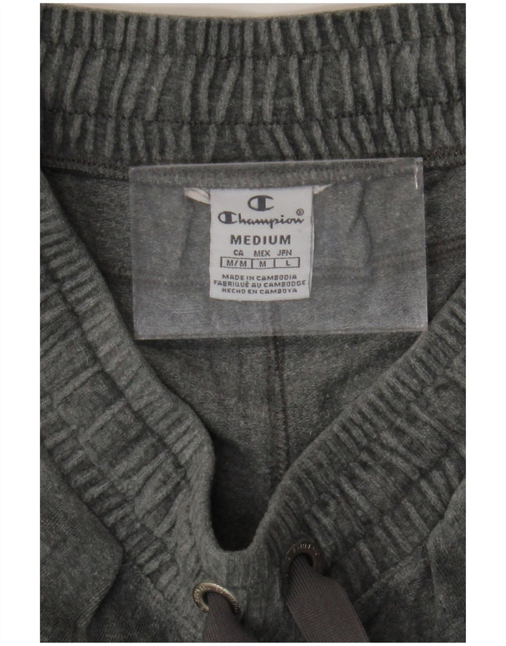 Champion Damen-Trainingshose aus Velours mit Grafik, UK 12, Mittelgrau
