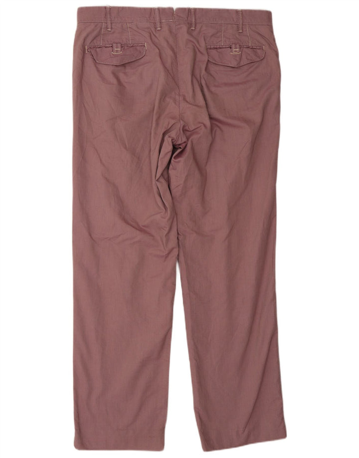 MASSIMO DUTTI Herren Chinohose EU 44 Large W34 L31 Pink Classic