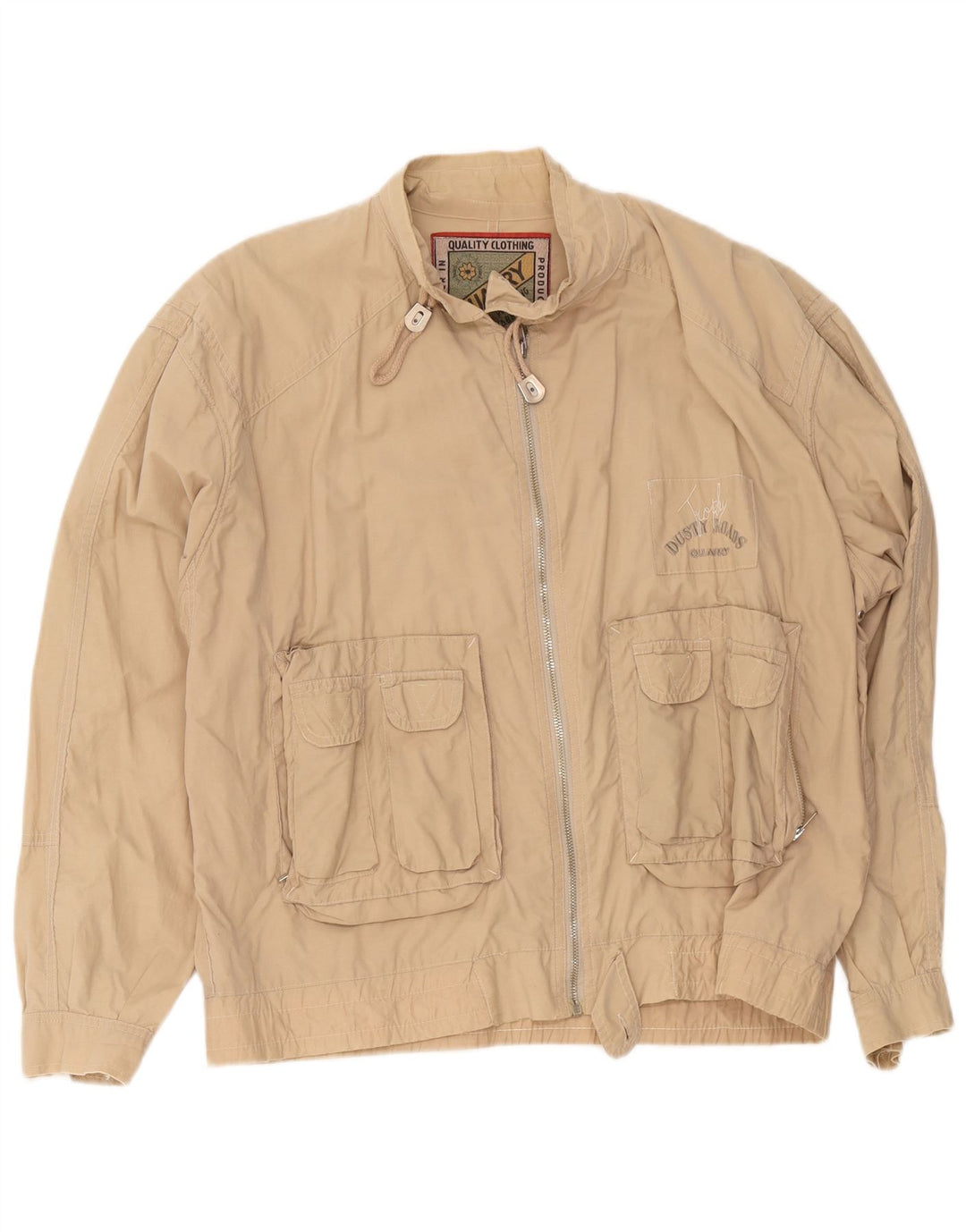 Quarry Herren-Utility-Jacke UK 42 XL Beige