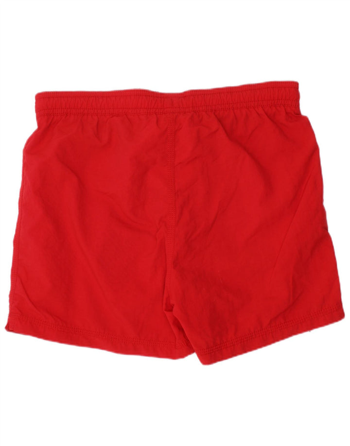 CHAMPION Boys Swimming Shorts 9-10 Years Medium  Red Polyester