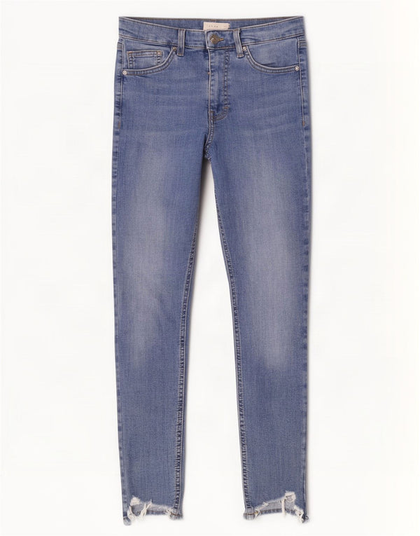 Topshop Damen Jamie Skinny Jeans W26 L26 Blau Polyester
