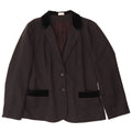 Rosami Damen-Blazerjacke mit 2 Knöpfen, Gr. 14, Größe L, Schwarz, Acetat