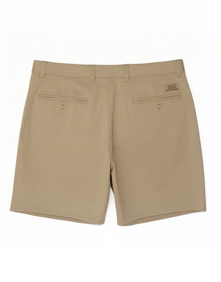 Avirex Herren Chinoshorts Medium W32 Grüne Baumwolle