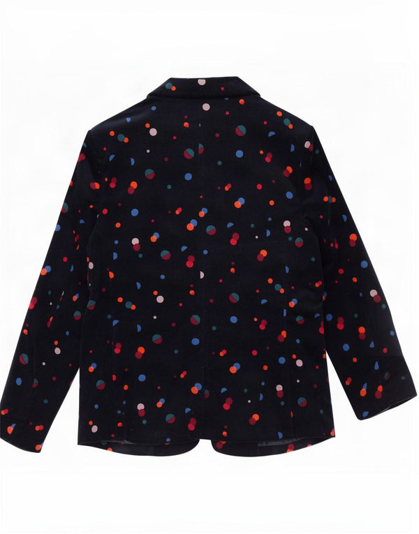 Monsoon Damen-Blazer mit 1 Knopf, Größe UK 14, mittelmarineblau, Baumwolle